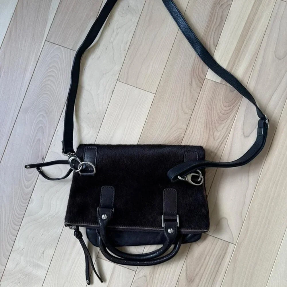 Maurizio Taiuti Genuine Cowhide Fold-Over Bag – Made in Italy - Picture 2 of 8